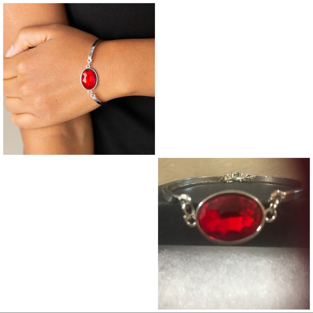 Red/silver bracelet!